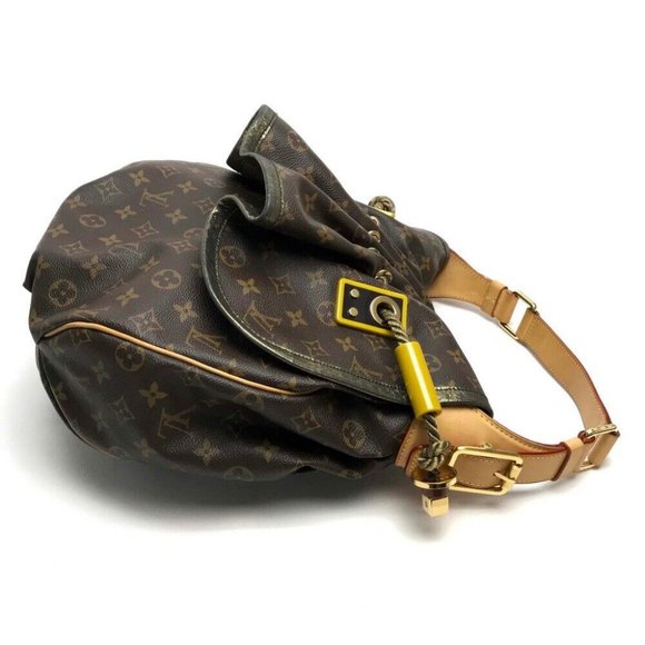 AUTHENTICITY GUARANTEED LOUIS VUITTON Monogram KalahariGM Hand Shoulder Bag - Picture 3 of 12